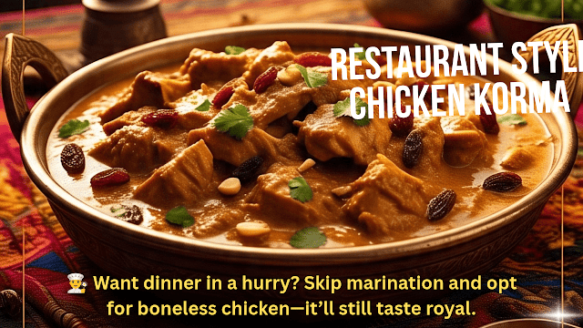 Exquisite Chicken Korma: A Creamy Traditional Indian Curry